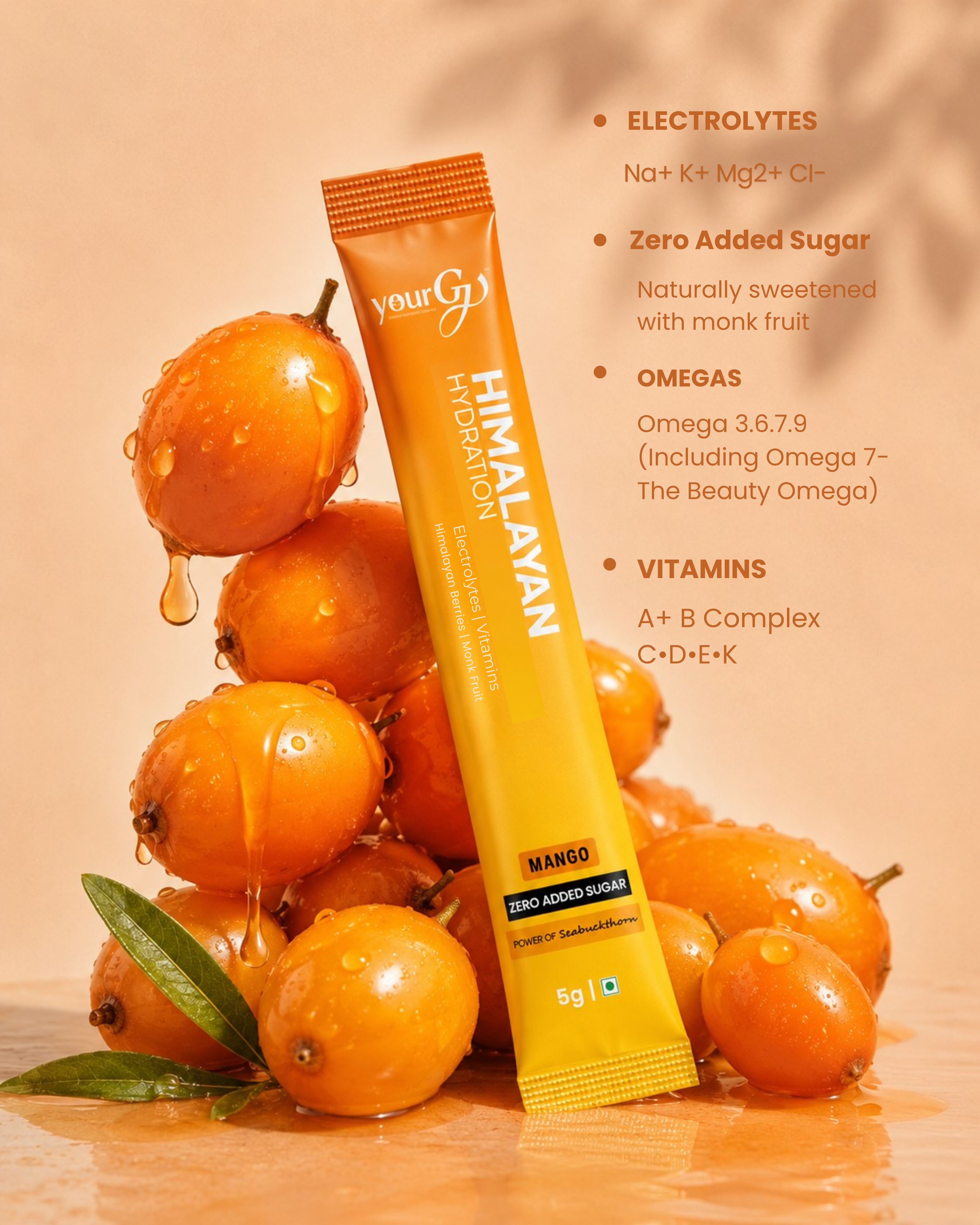 Sea buckthorn Electrolytes - Mango