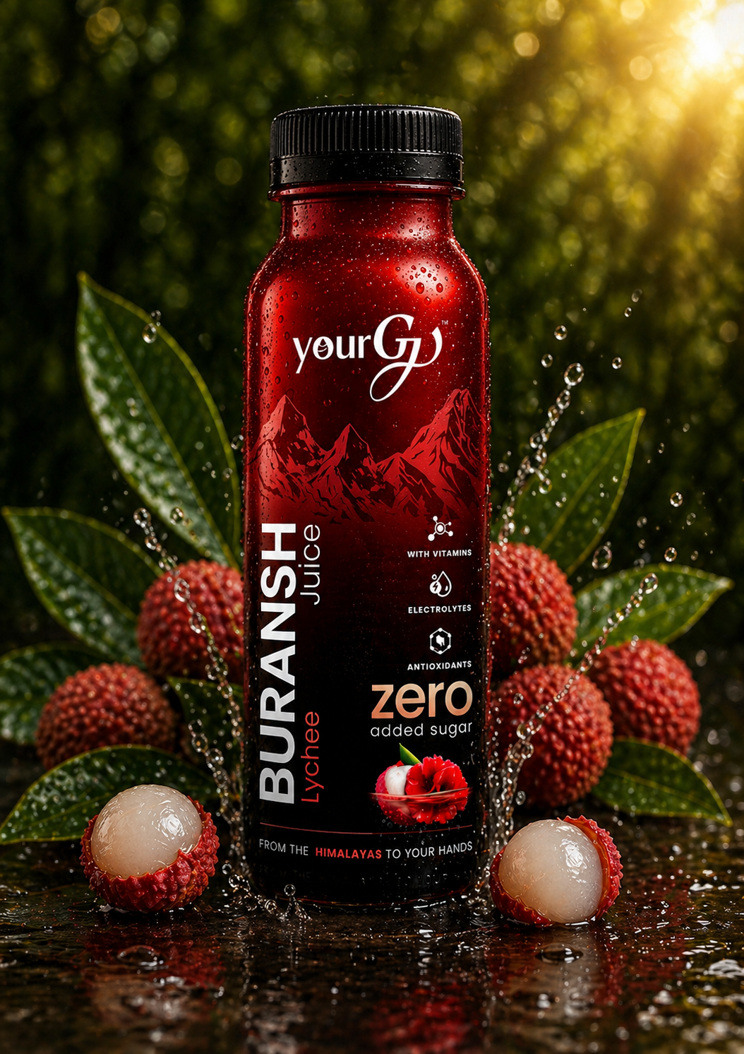 Buransh Juice Lychee Flavour