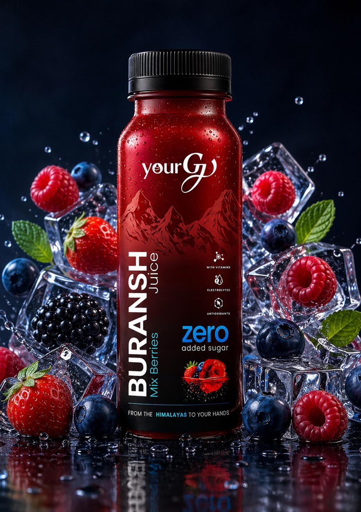 Buransh Juice Mix Berries