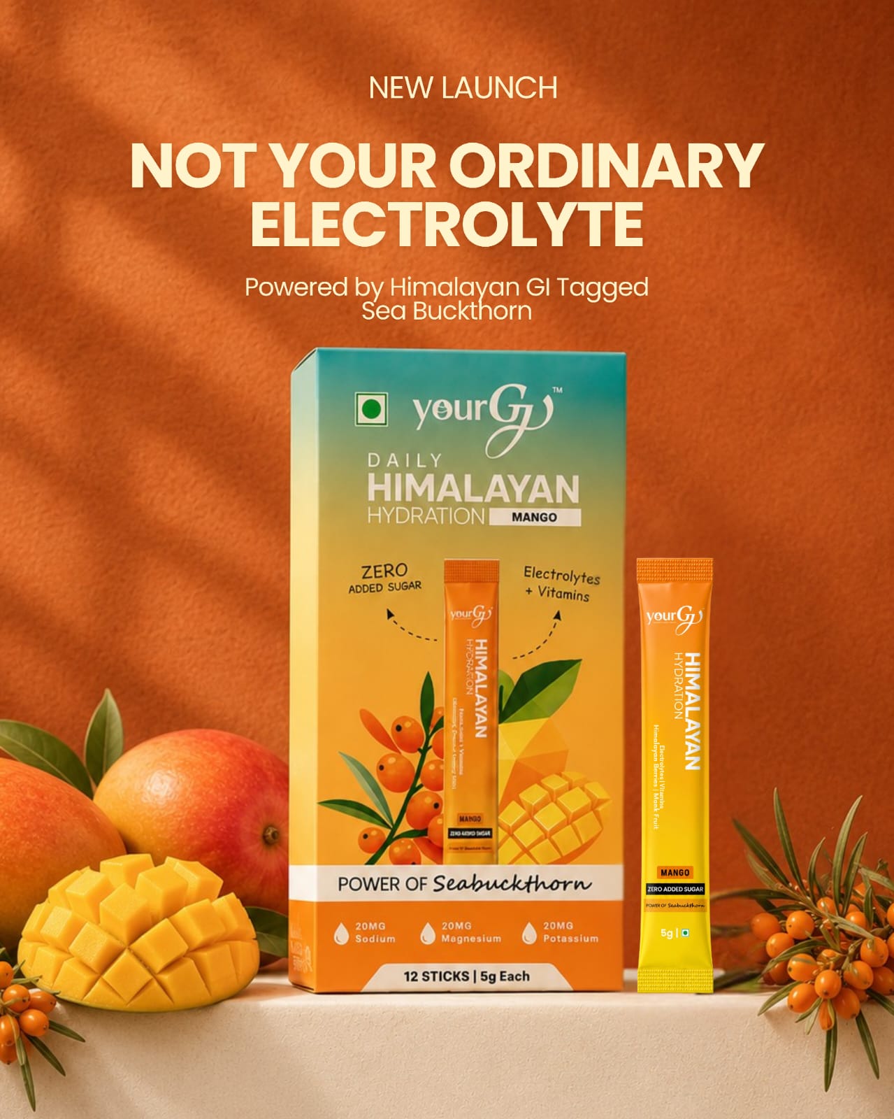 Sea buckthorn Electrolytes - Mango