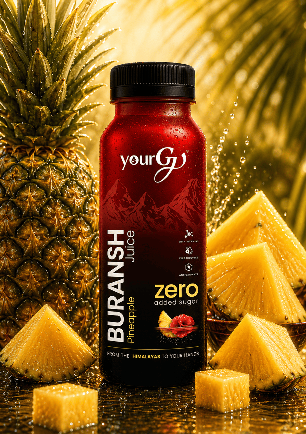 Buransh Juice Pineapple Flavour
