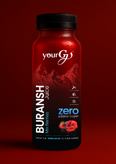 Buransh juice mix berries